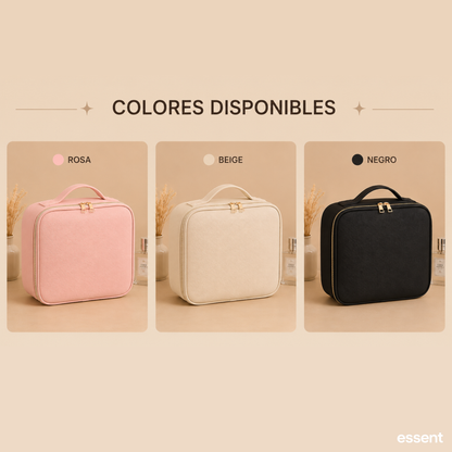 Cosmetiquero de maquillaje con espejo