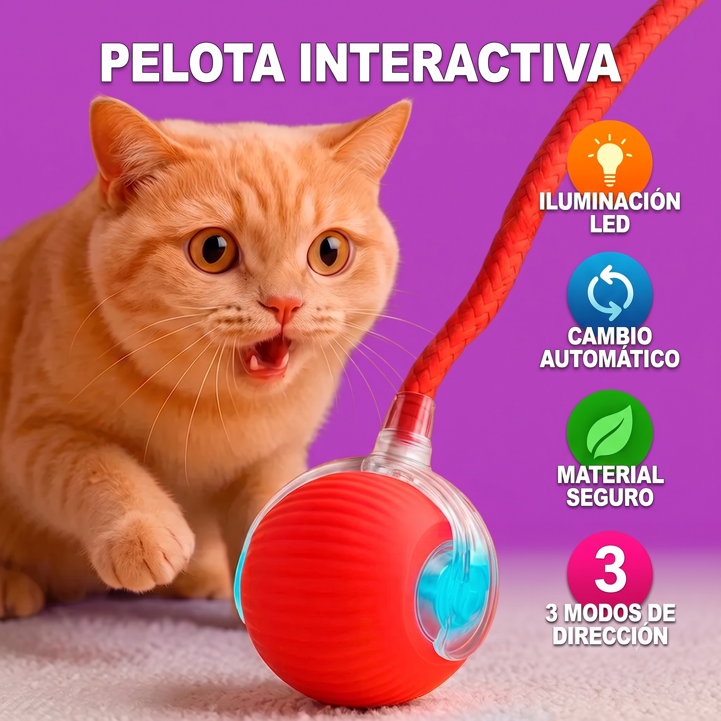Orbi: Pelota Interactiva Inteligente para Mascota